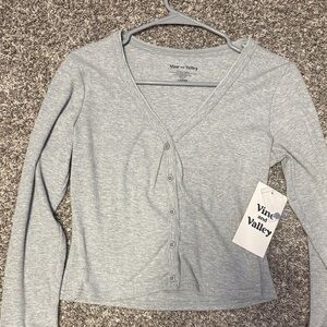 Gray Women's Top